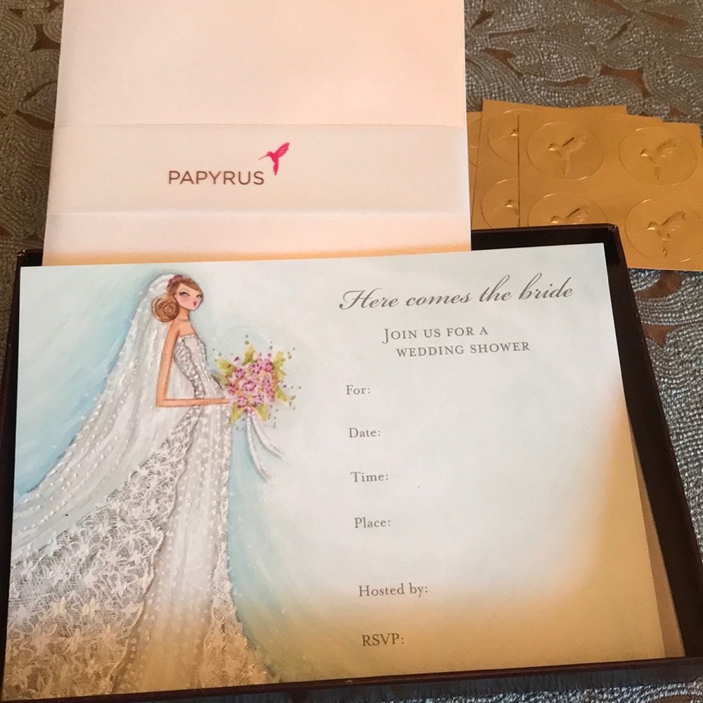 Bridal shower invites